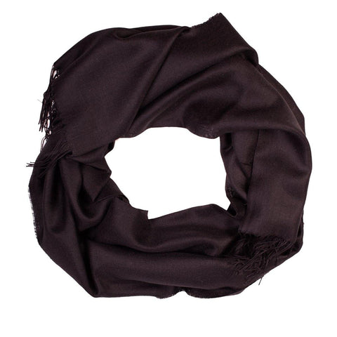 Black alpaca wool and silk shawl - BestSockDrawer