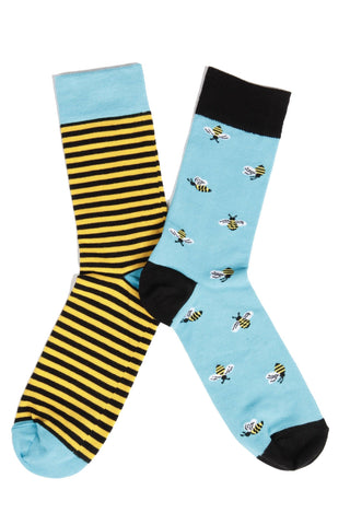 BUG women's socks with bees - BestSockDrawer