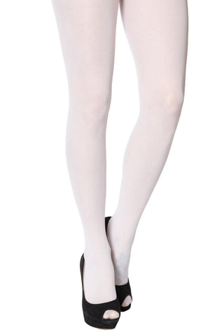 ECOCARE 3D 40DEN white recycled women's tights - BestSockDrawer