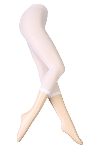 LAILA white capri leggings
