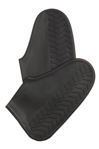 Black waterproof shoe protectors - BestSockDrawer