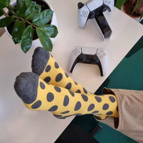 SUMMER cotton socks with dots